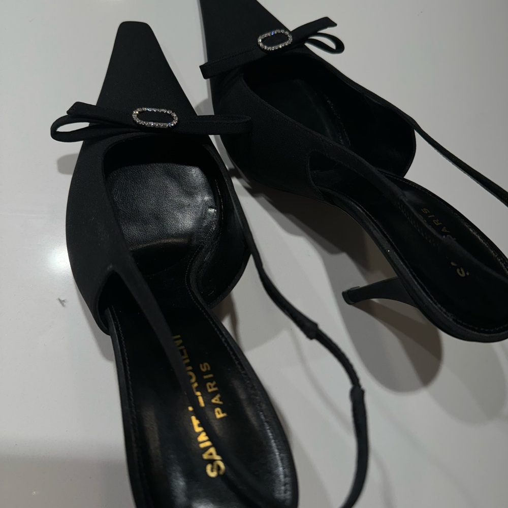 Saint Laurent heels. Size US 6 or EU 36. Perfect condition. Wore 3 times. - Picture 4 of 8